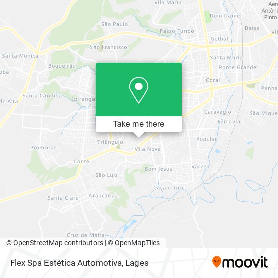 Mapa Flex Spa Estética Automotiva