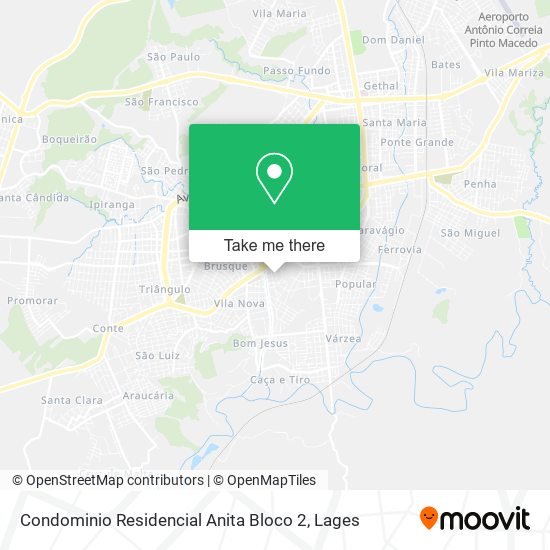 Condominio Residencial Anita Bloco 2 map