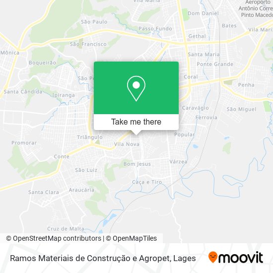 Ramos Materiais de Construção e Agropet map