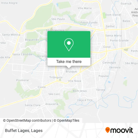 Buffet Lages map