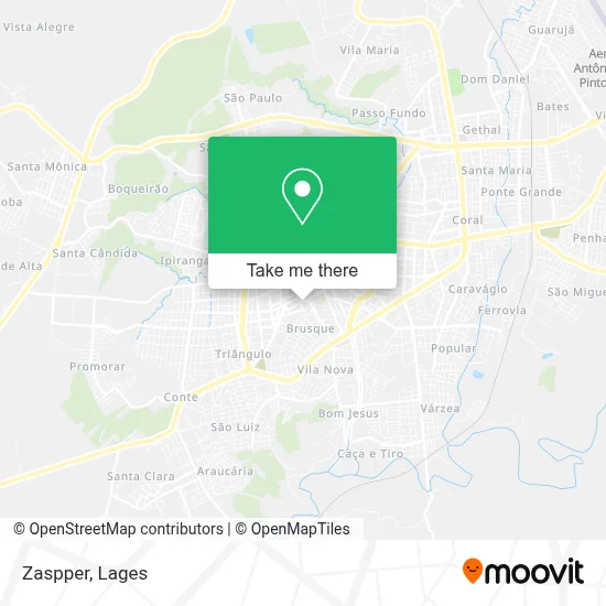 Zaspper map