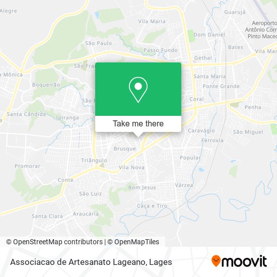 Associacao de Artesanato Lageano map