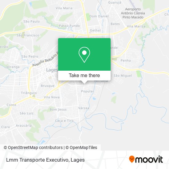 Lmm Transporte Executivo map