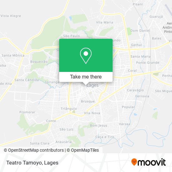 Teatro Tamoyo map