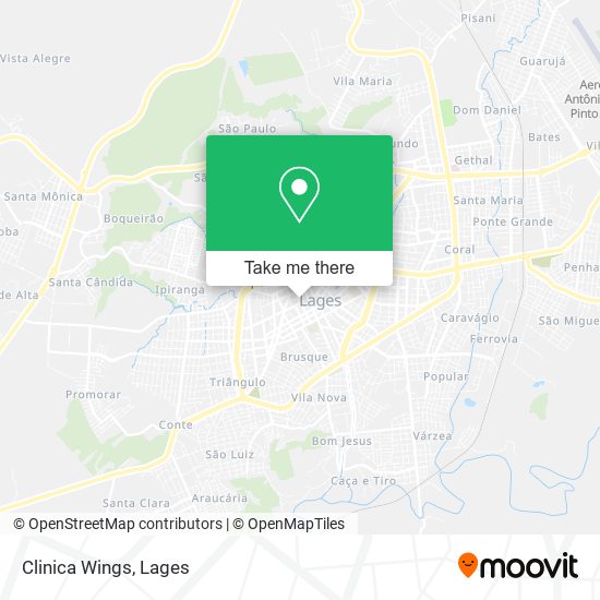 Clinica Wings map