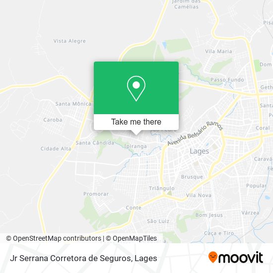 Jr Serrana Corretora de Seguros map