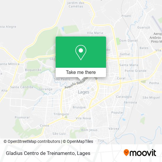 Gladius Centro de Treinamento map