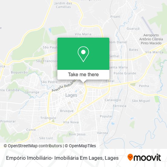 Empório Imobiliário- Imobiliária Em Lages map