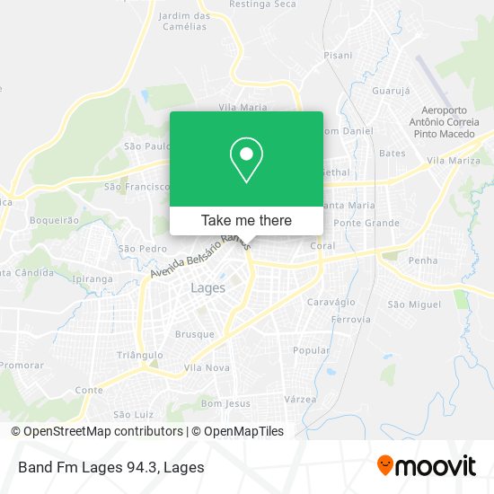 Band Fm Lages 94.3 map