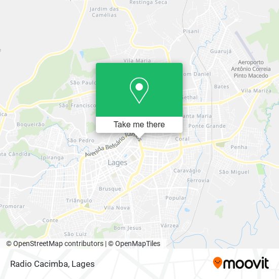 Mapa Radio Cacimba