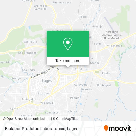 Biolabor Produtos Laboratoriais map