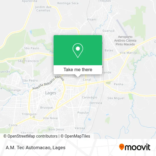A.M. Tec Automacao map