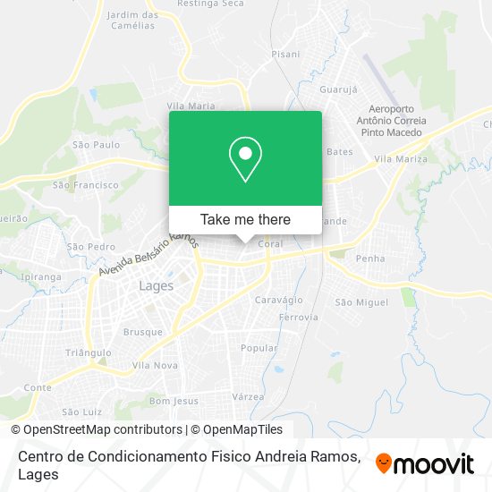 Centro de Condicionamento Fisico Andreia Ramos map