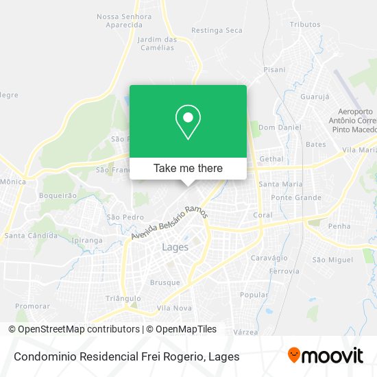 Mapa Condominio Residencial Frei Rogerio