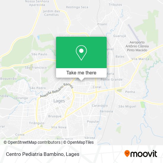 Centro Pediatria Bambino map
