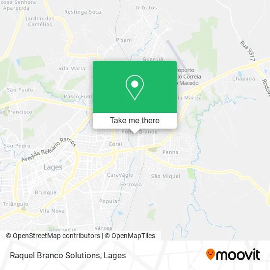 Raquel Branco Solutions map