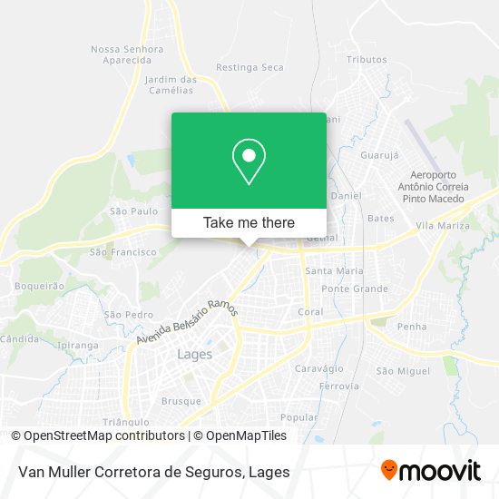 Van Muller Corretora de Seguros map