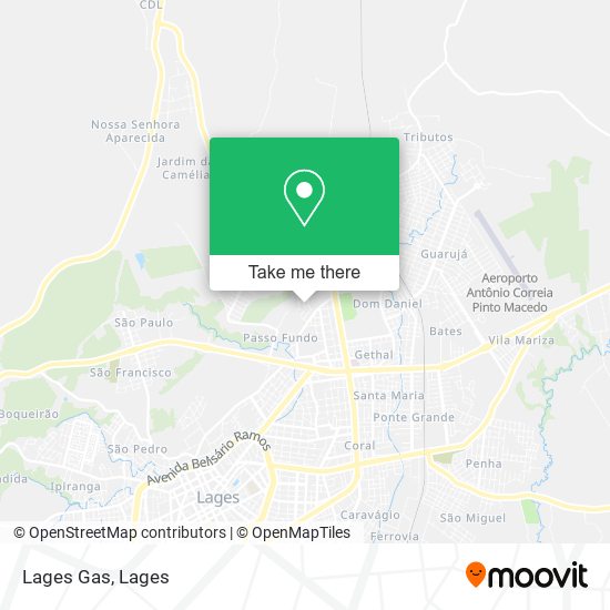 Lages Gas map