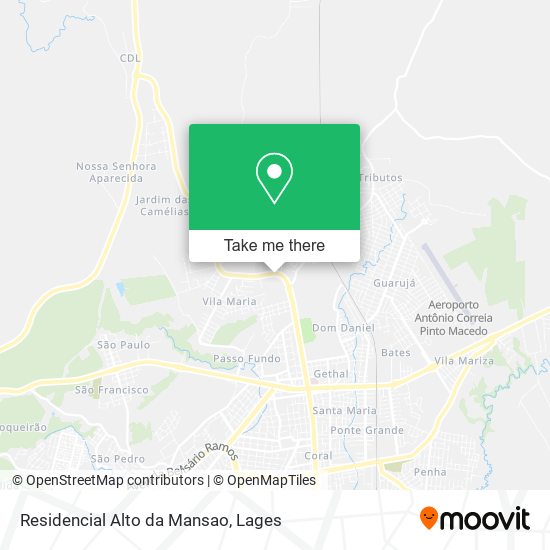 Residencial Alto da Mansao map