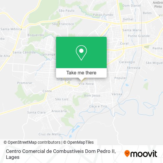 Centro Comercial de Combustíveis Dom Pedro II map