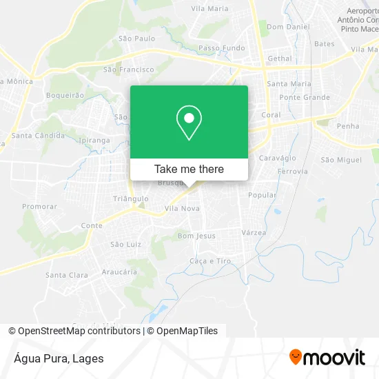 Água Pura map
