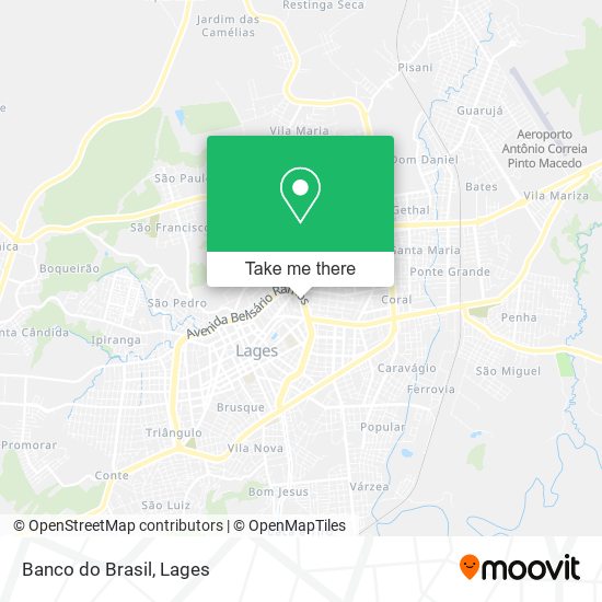 Banco do Brasil map