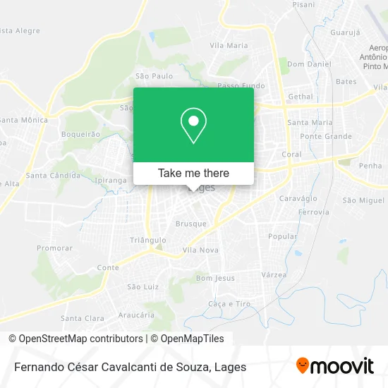 Fernando César Cavalcanti de Souza map