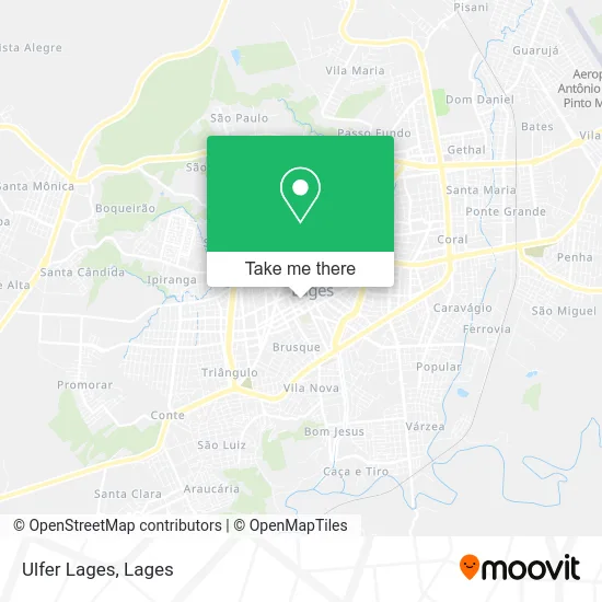 Ulfer Lages map