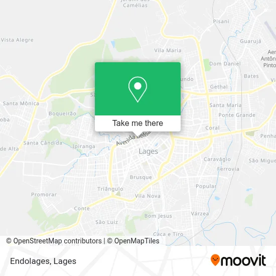 Endolages map