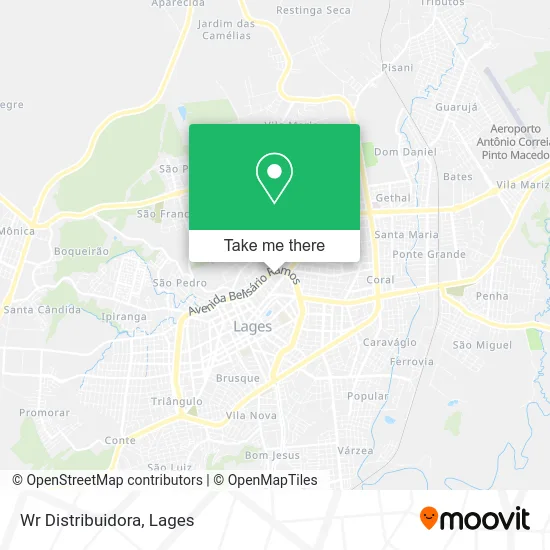 Wr Distribuidora map