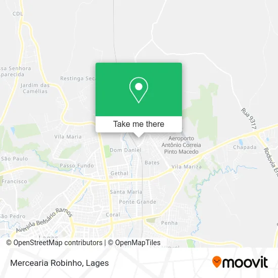 Mercearia Robinho map