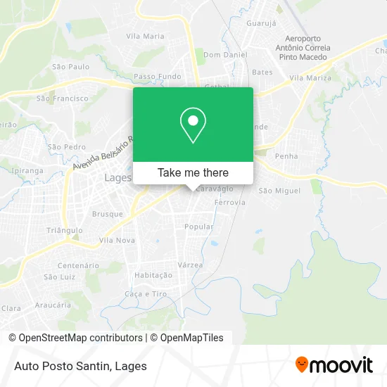 Auto Posto Santin map