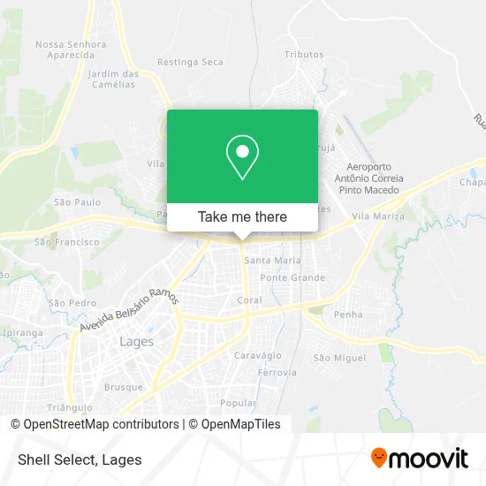 Shell Select map