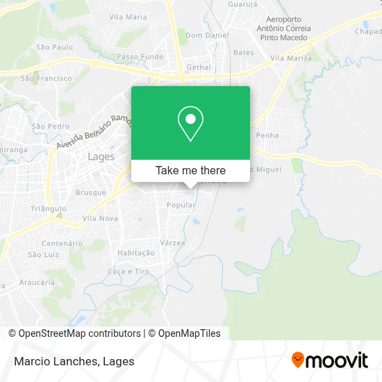 Marcio Lanches map