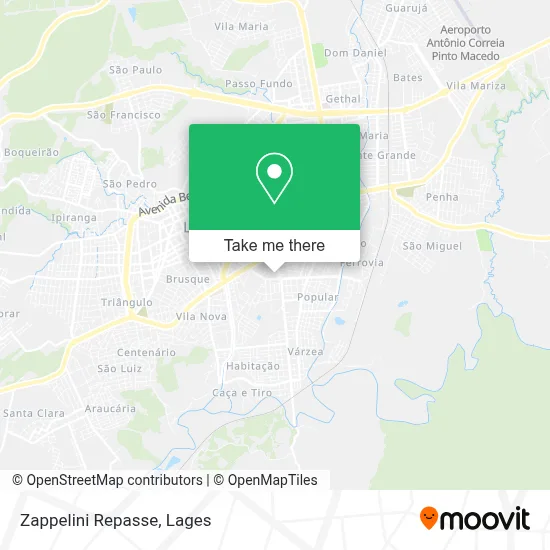 Zappelini Repasse map