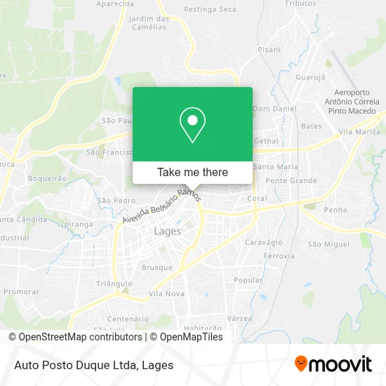 Auto Posto Duque Ltda map