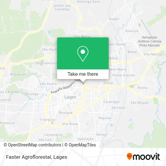 Faster Agroflorestal map