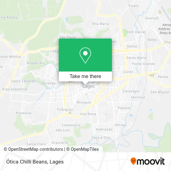 Ótica Chilli Beans map