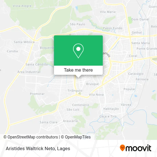 Aristides Waltrick Neto map