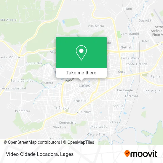 Video Cidade Locadora map