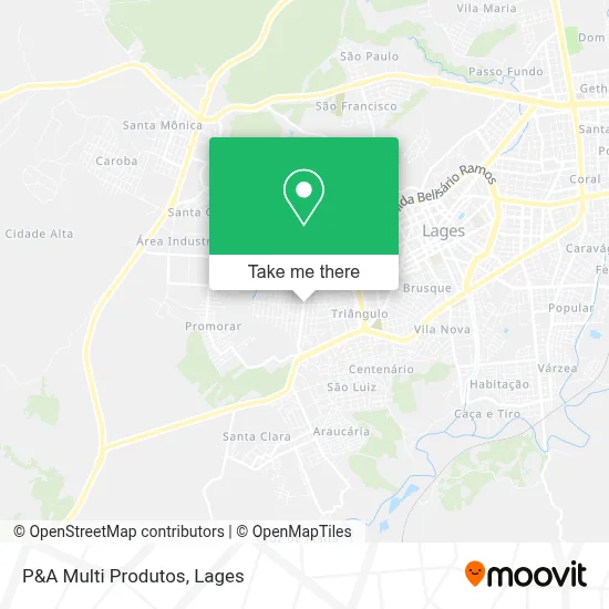 P&A Multi Produtos map