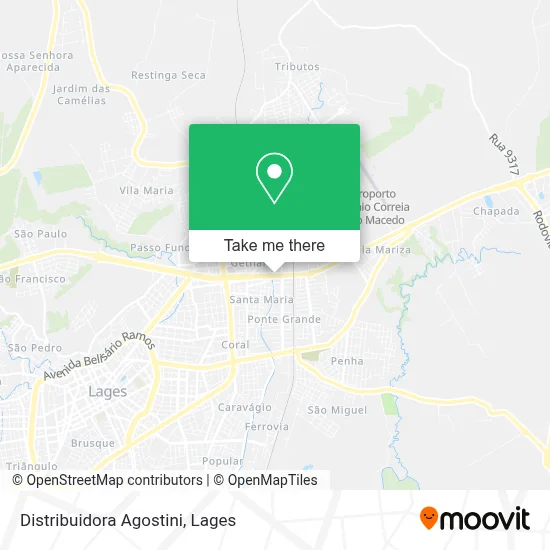 Distribuidora Agostini map