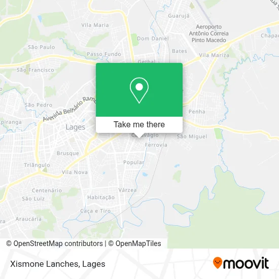 Xismone Lanches map
