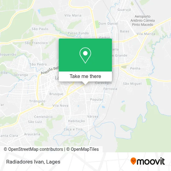Radiadores Ivan map