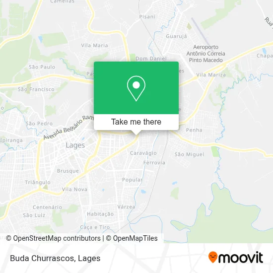 Buda Churrascos map