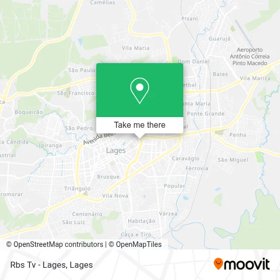 Rbs Tv - Lages map