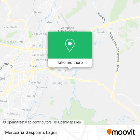 Mercearia Gasperim map