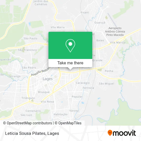 Letícia Sousa Pilates map