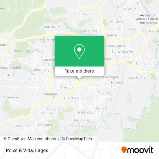 Peixe & Vida map