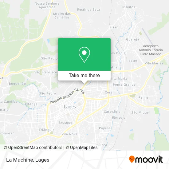 La Machine map